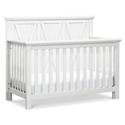 Premium Modern Wooden Baby Crib – 1 Set Solid Wood Frame
